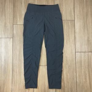 prAna Briann Pant Women’s XS Short Gray Pull On Hiking Travel Pants